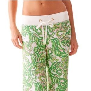 Lilly Pulitzer Beach Linen Pants in seeing pink